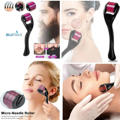 Titanium Facial Dermaroller 0.5 mm | Microneedling for Radiant Skin - shovota