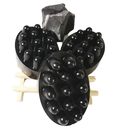 Activated Charcoal Soap with Exfoliating Sponge – Deep Pore Cleansing & Detox