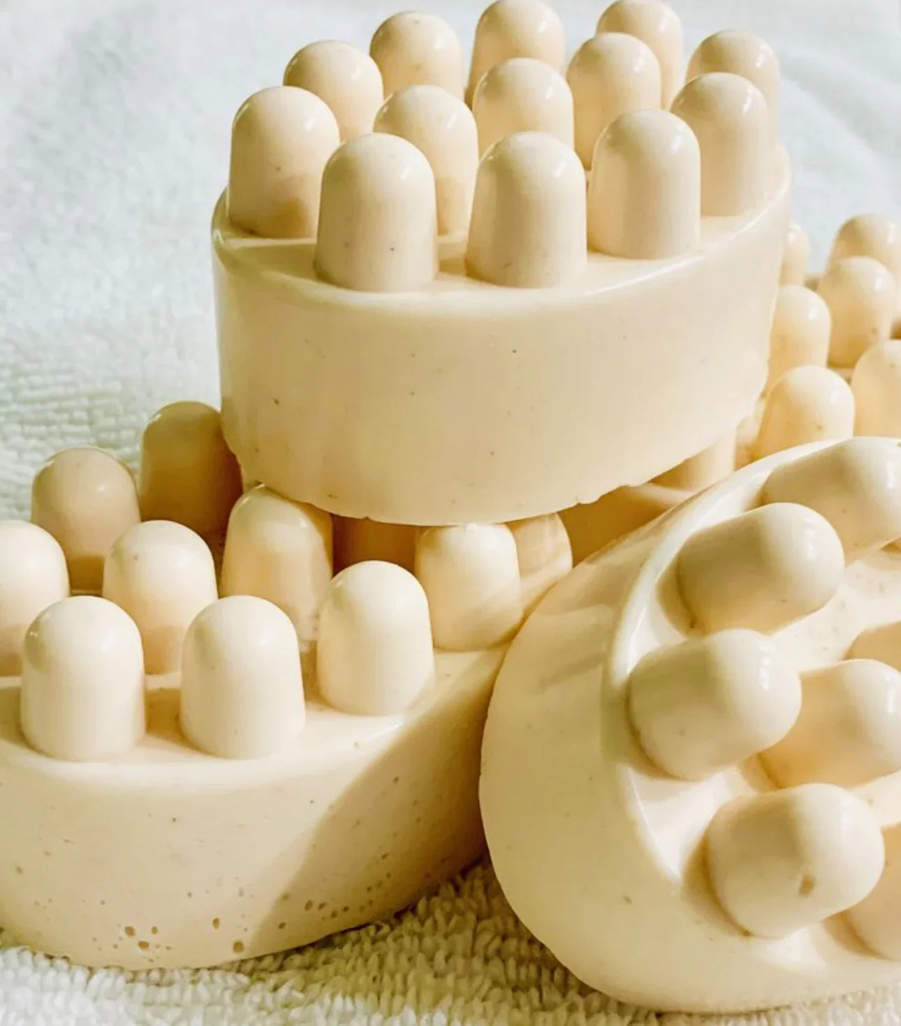 three oatmeal soaps for $12:
Lavender-Scented Exfoliating Oatmeal Soap
Weight: 3.5 oz (100 g) - shovota