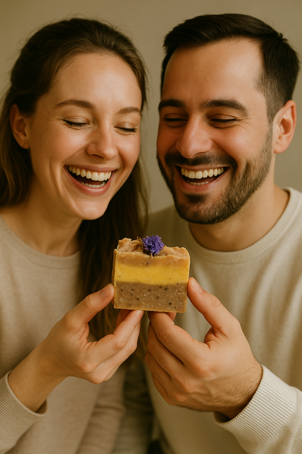 Chia, Banana & Everlasting Flower Soap – Fragrance-Free Nourishment | 120g