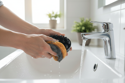 Hands Creating Lather