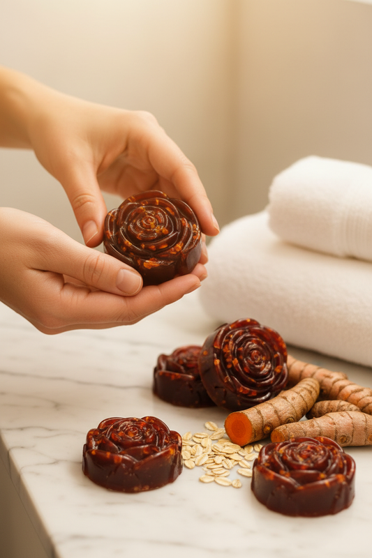 Holding 3-Pack Soap Bars