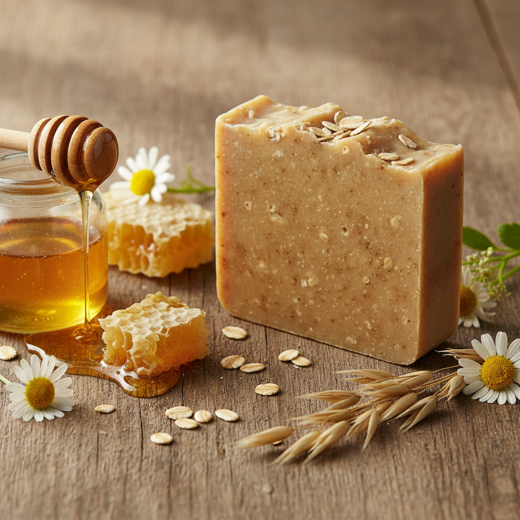 Jabón de Avena y Miel - Vista principal