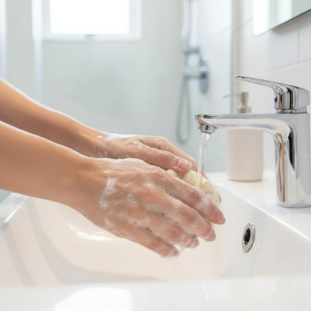 Rinsing Creamy Lather