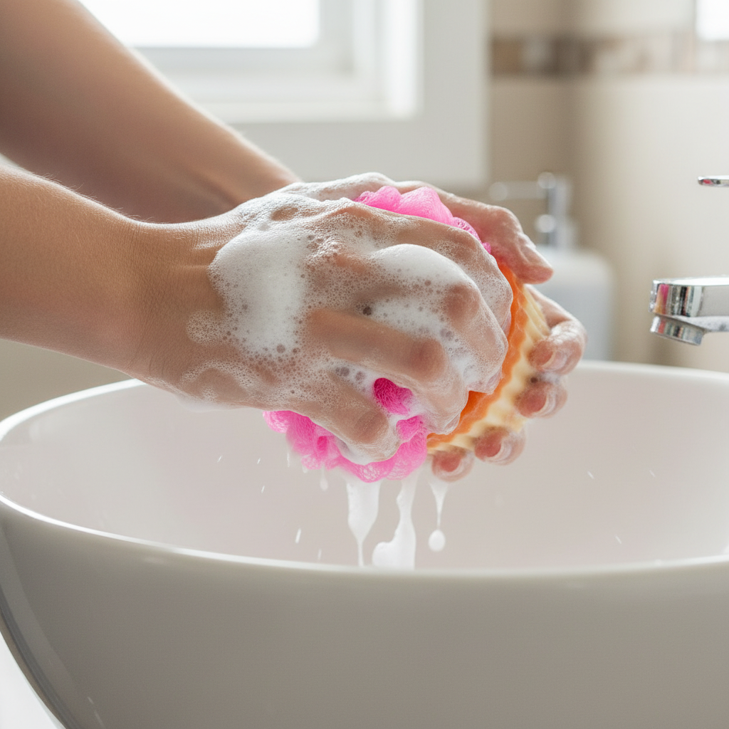 Using with Bath Puff